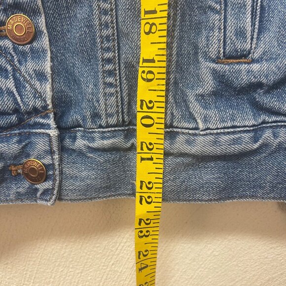 Madewell Classic Denim Medium Wash Jean Jaket sz Small - Picture 6 of 6